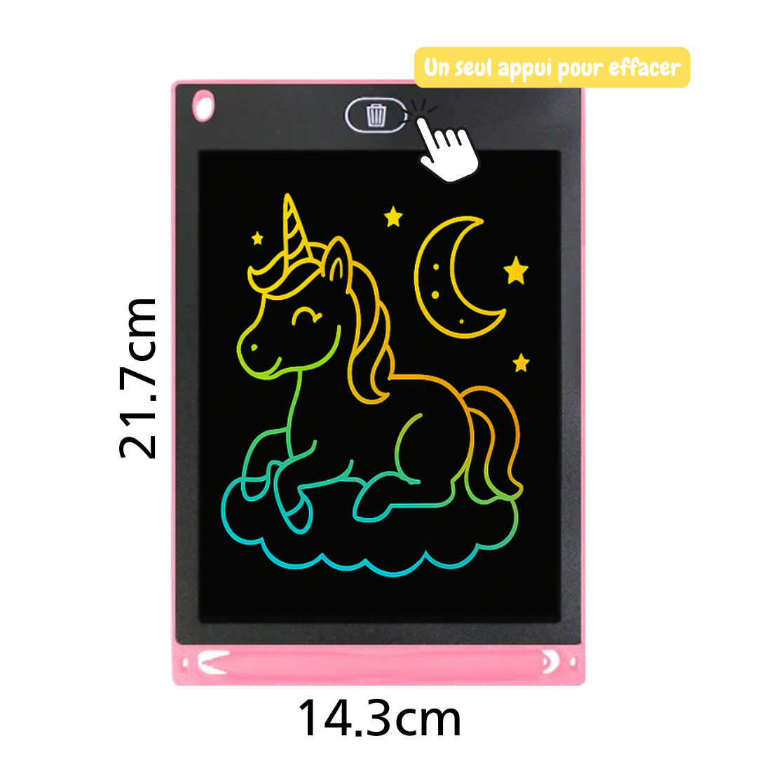 Tablette de dessin magique pour enfants (Rose)